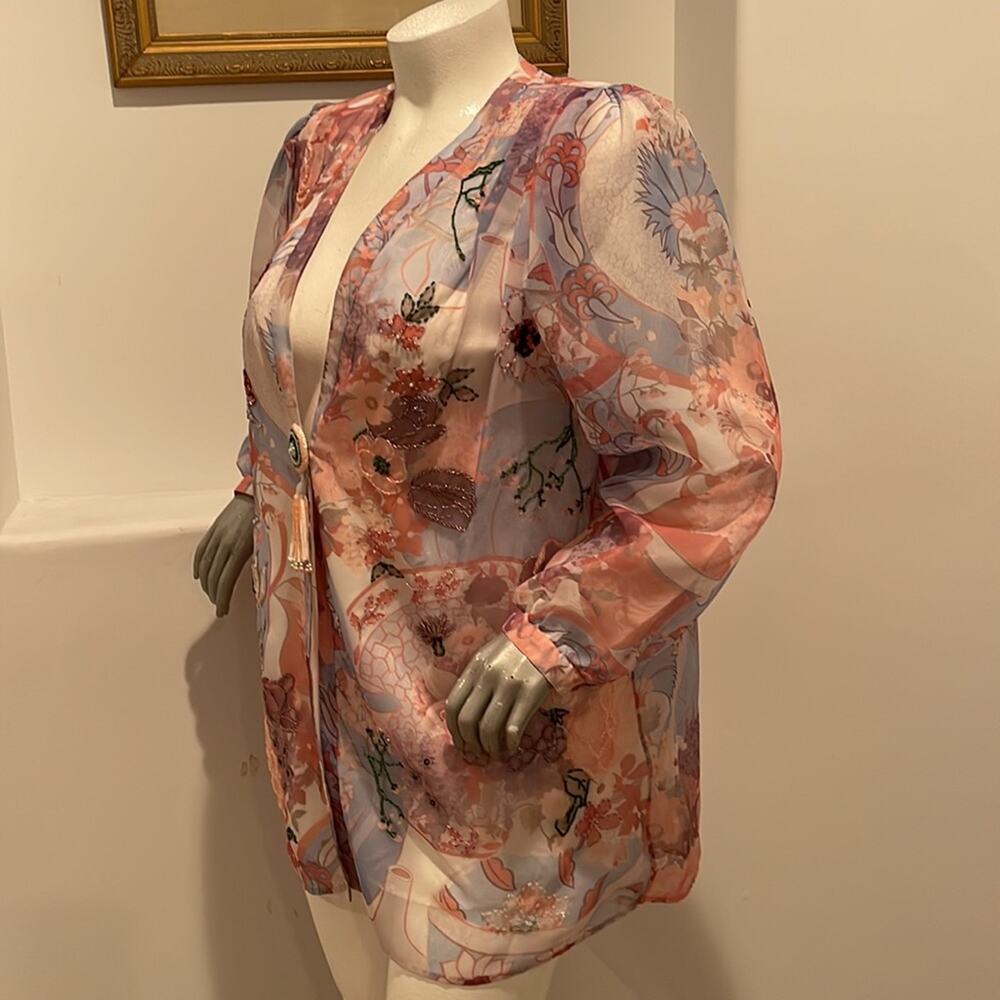 Vintage 1980's Diane Freis Original Jacket Porple Gray - Picture 3 of 15